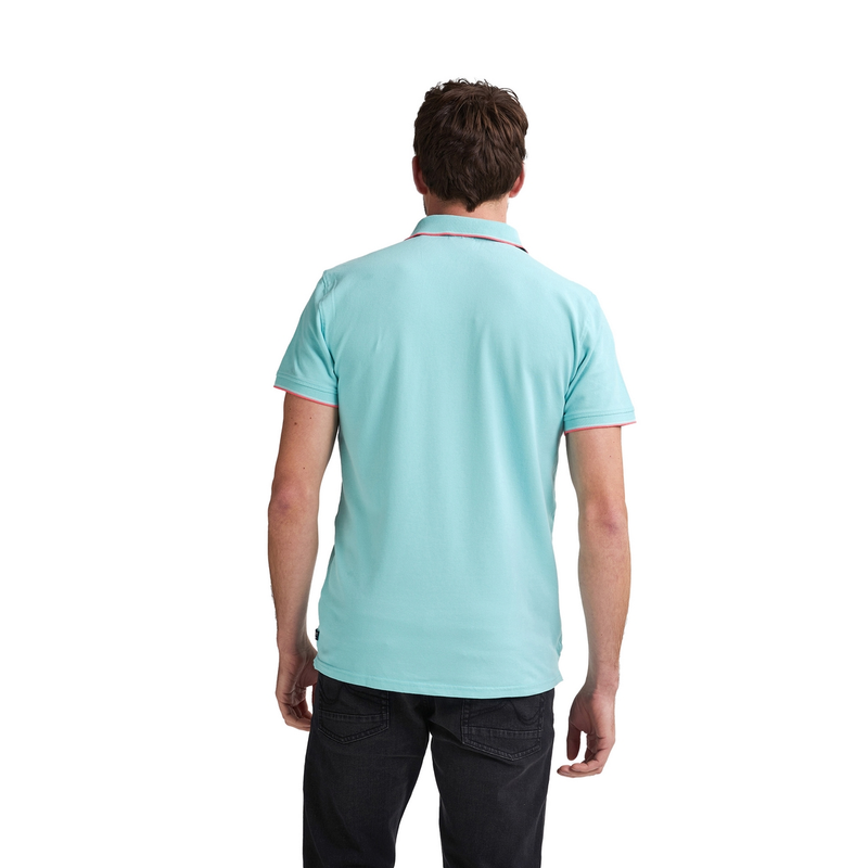 Heren Polo M-ROS-POL003 Petrol AQUA