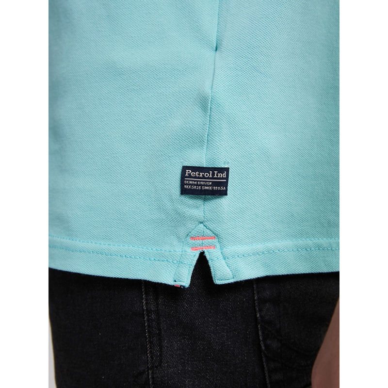Heren Polo M-ROS-POL003 Petrol AQUA