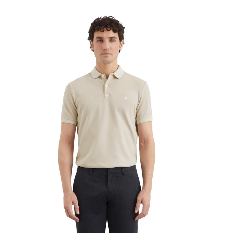 Heren Polo M22249653190 Marc O'Polo LICHT GRIJS