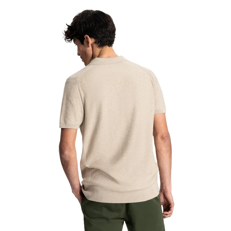 Heren Polo Mercury Short Sleeve Polo Dstrezzed BEIGE
