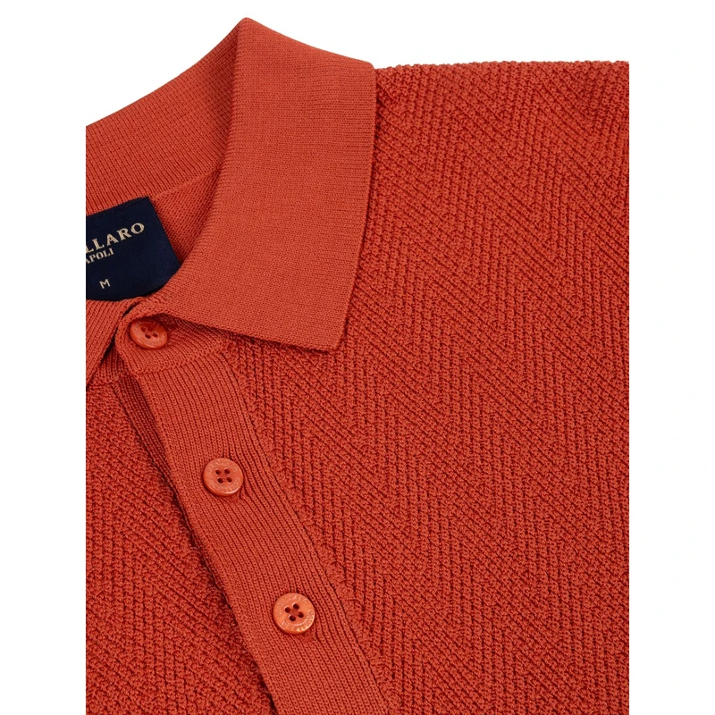 Heren Polo Miro Cavallaro ORANJE