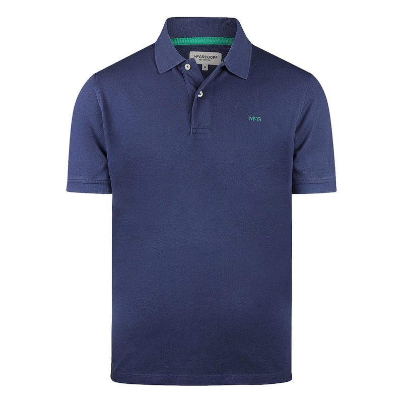 Heren Polo MM251.9001.01.2011 Mc Gregor BLAUW MELE