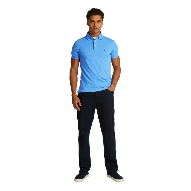 Heren Polo MW0MW17771.C30 Tommy Hilfiger BLEU