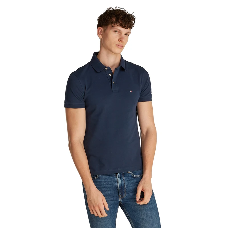 Heren Polo MW0MW17771.DAF Tommy Hilfiger NAVY