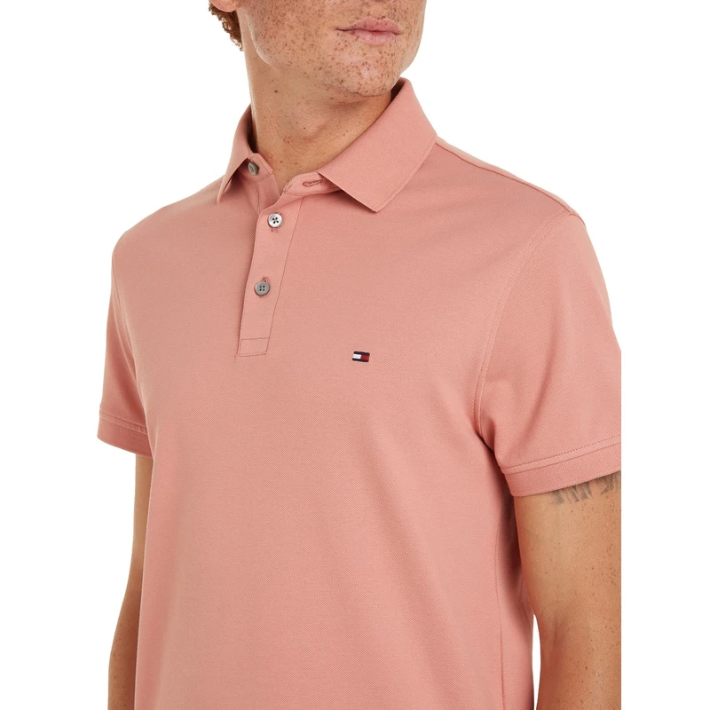 Heren Polo MW0MW17771 TJ5 Tommy Hilfiger FUCHSIA