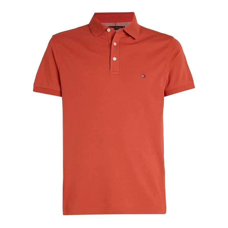 Heren Polo MW0MW17771 XM0 Tommy Hilfiger ROOD