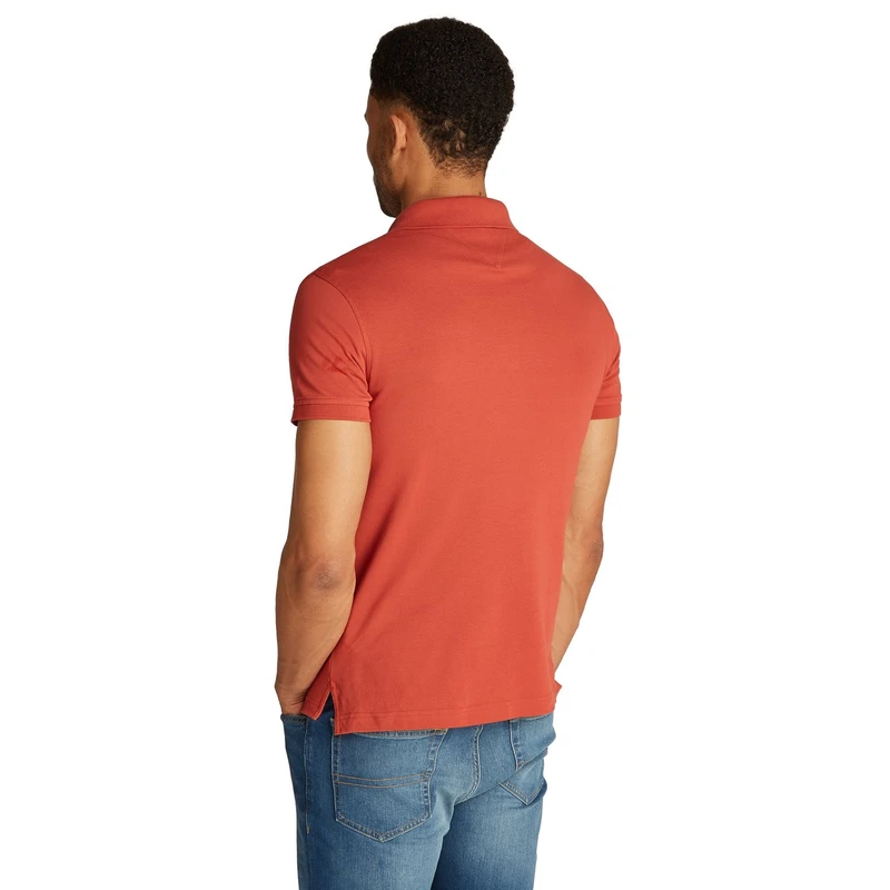 Heren Polo MW0MW17771 XM0 Tommy Hilfiger ROOD