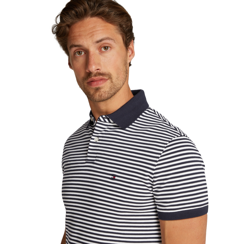 Heren Polo MW0MW177710A4 1985 SLIM POLO Tommy Hilfiger Wit