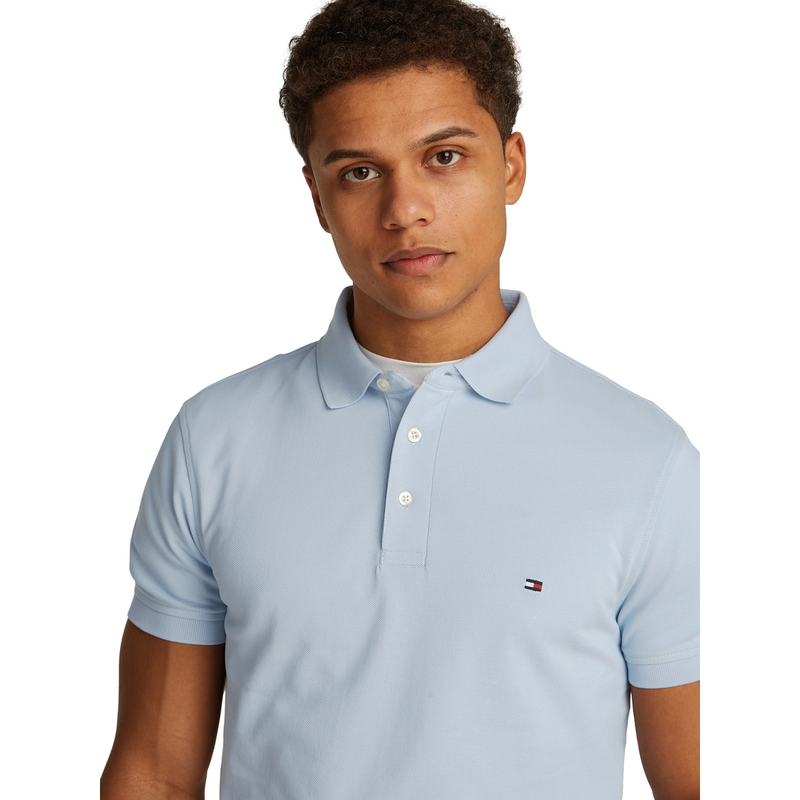 Heren Polo MW0MW17771C10 Tommy Hilfiger BLEU