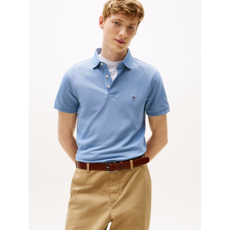 Heren Polo MW0MW17771C2B Tommy Hilfiger BLEU