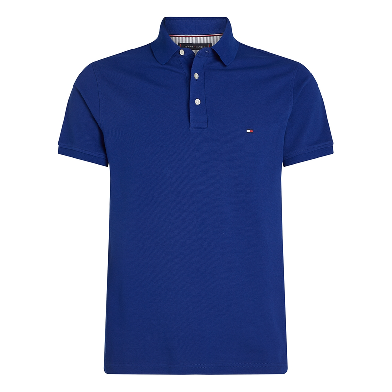 Heren Polo MW0MW17771D03 Tommy Hilfiger KOBALT