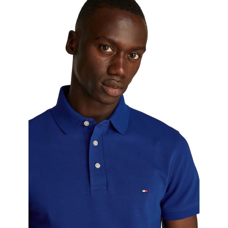 Heren Polo MW0MW17771D03 Tommy Hilfiger KOBALT