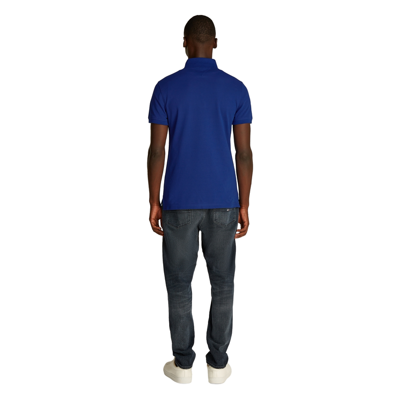 Heren Polo MW0MW17771D03 Tommy Hilfiger KOBALT
