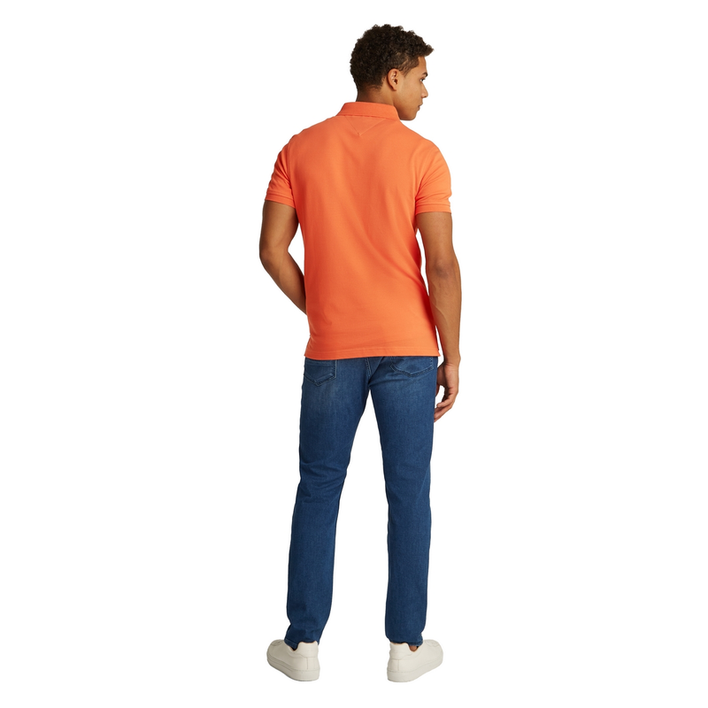 Heren Polo MW0MW17771SCX Tommy Hilfiger ORANJE