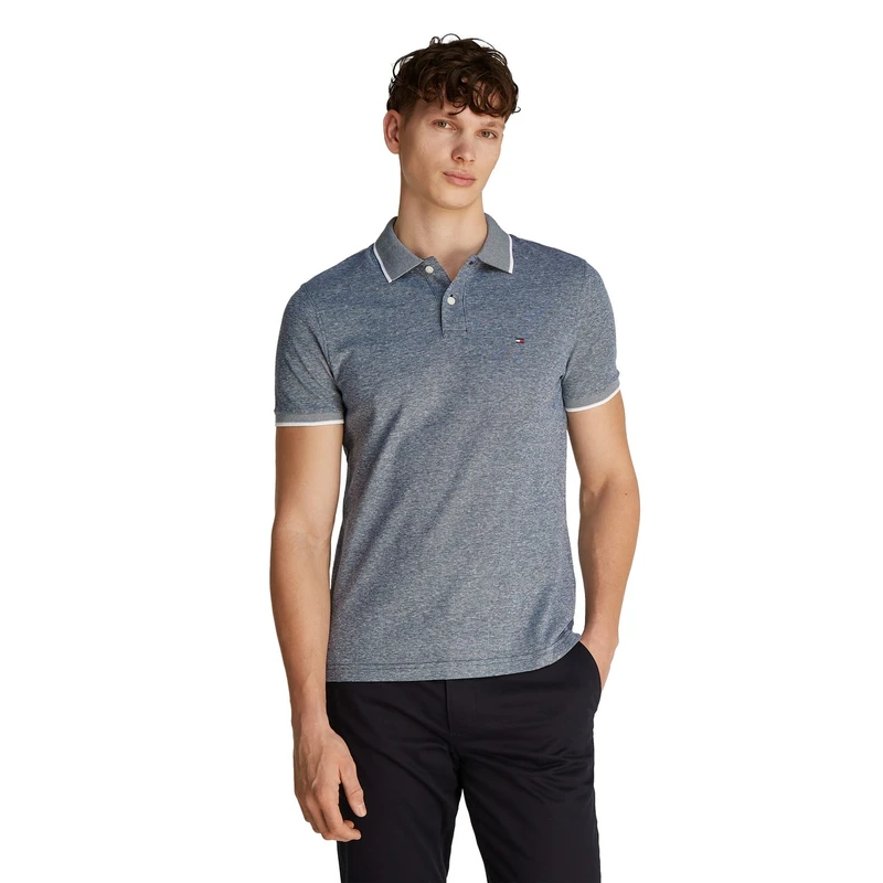 Heren Polo MW0MW33140.DAF Tommy Hilfiger NAVY