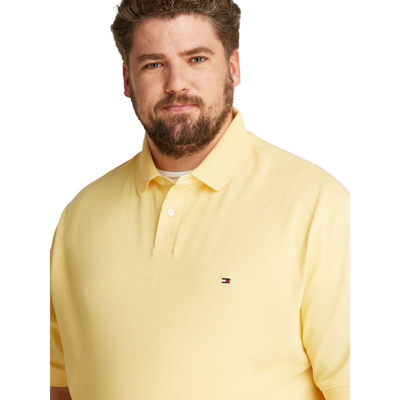 Heren Polo mw0mw36066 Tommy Hilfiger Big & Tall GEEL