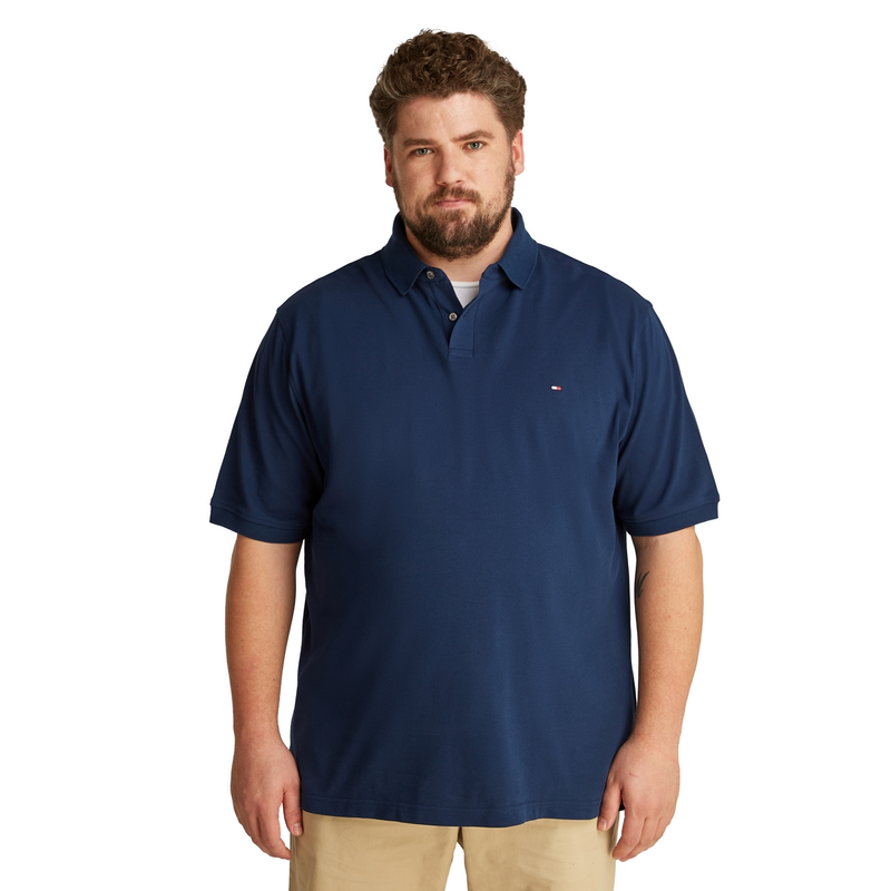 Heren Polo mw0mw36066 Tommy Hilfiger Big & Tall NAVY