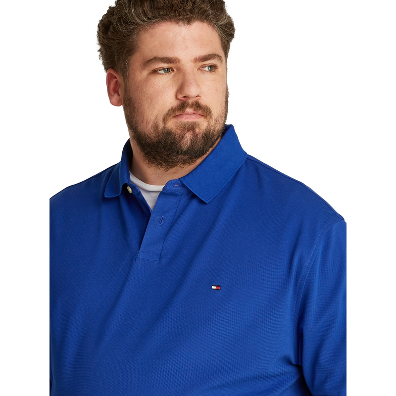 Heren Polo mw0mw36066 Tommy Hilfiger Big & Tall KOBALT