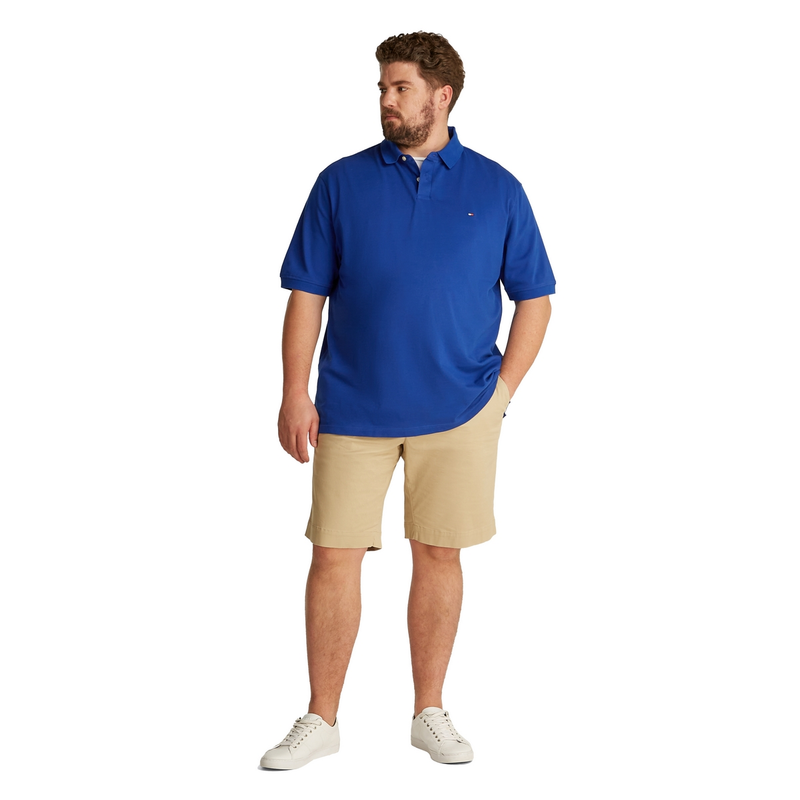 Heren Polo mw0mw36066 Tommy Hilfiger Big & Tall KOBALT