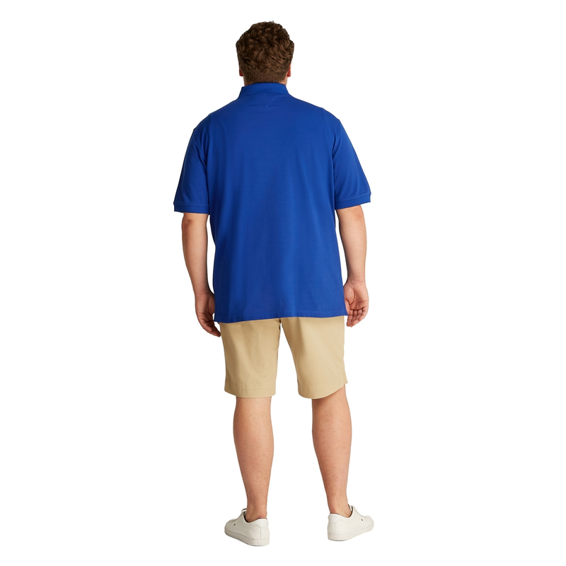 Heren Polo mw0mw36066 Tommy Hilfiger Big & Tall KOBALT