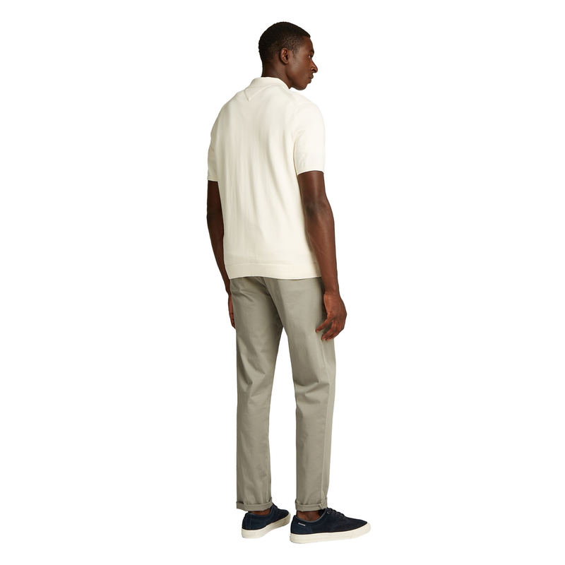 Heren Polo MW0MW37396.Z00 Tommy Hilfiger Wit