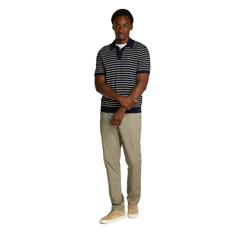 Heren Polo MW0MW373960A6 Tommy Hilfiger BLAUW DESSIN