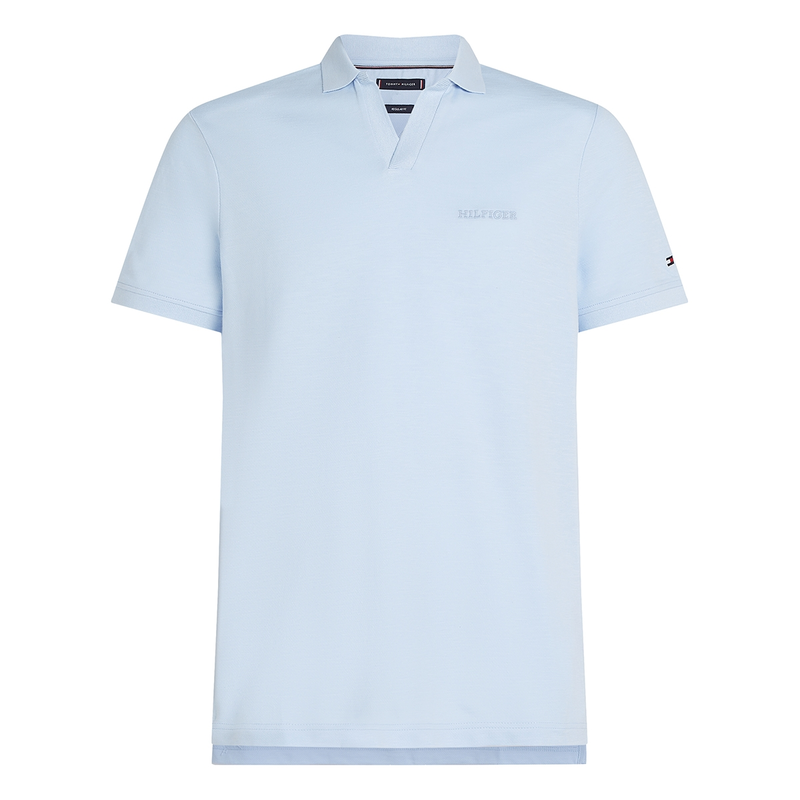 Heren Polo MW0MW38483.C3Q Tommy Hilfiger MIDDEN BRUIN