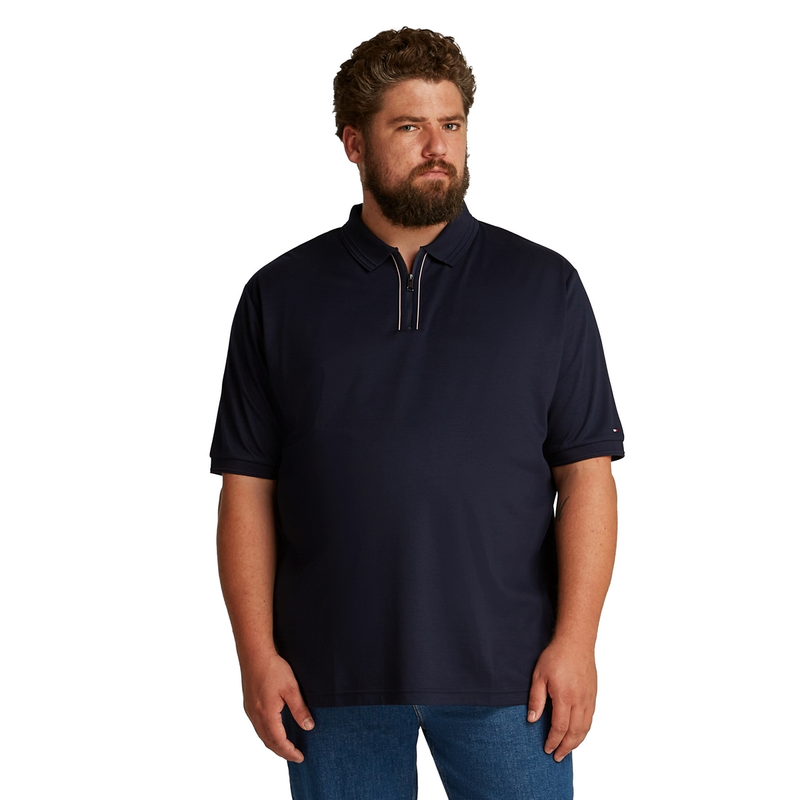 Heren Polo mw0mw39948 Tommy Hilfiger Big & Tall NAVY