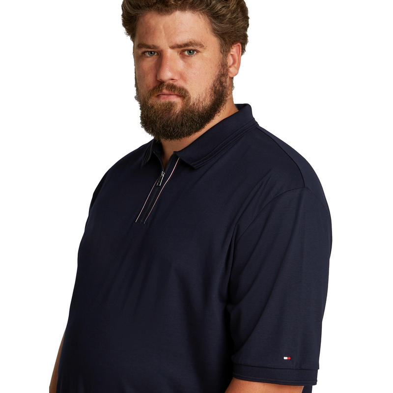 Heren Polo mw0mw39948 Tommy Hilfiger Big & Tall NAVY