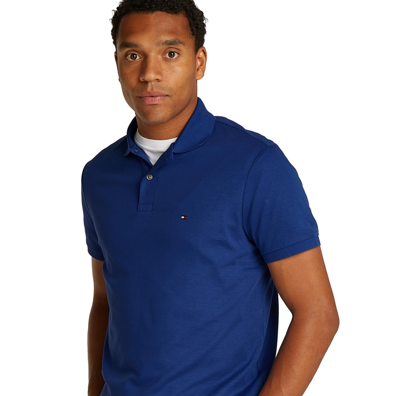 Heren Polo MW0MW39994D03 Tommy Hilfiger KOBALT