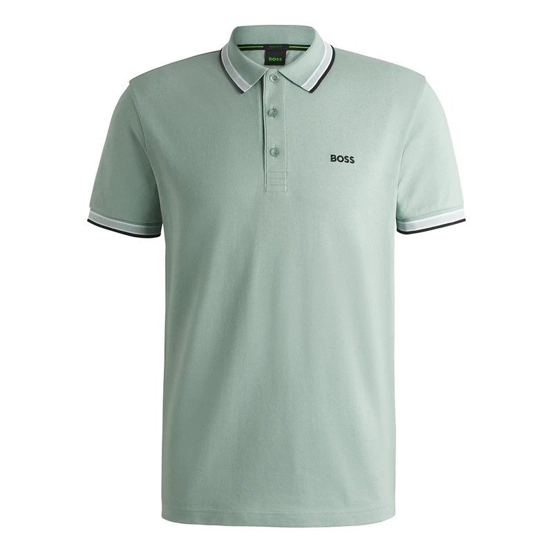 Heren Polo Paddy 10241663 01 BOSS MINT