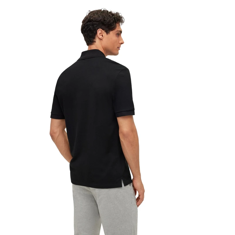 Heren Polo Pallas 10241531 01 Boss Black ZWART