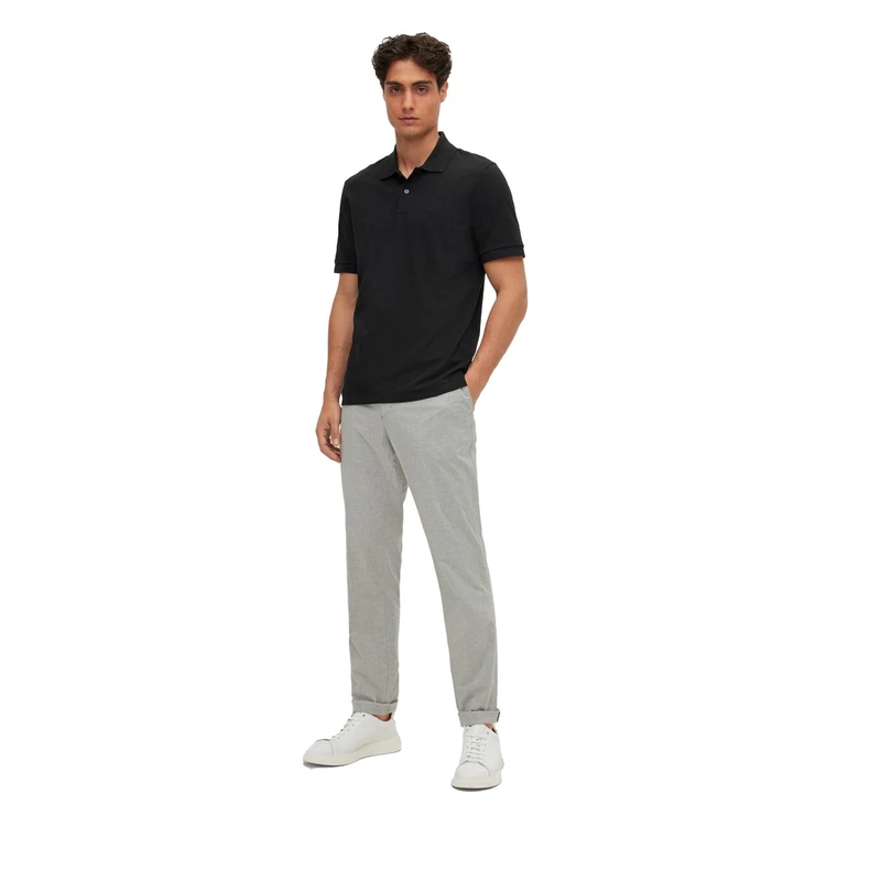 Heren Polo Pallas 10241531 01 Boss Black ZWART
