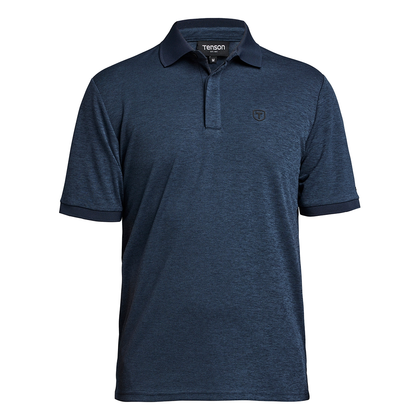 Heren Polo Polo TXLite Melange navy