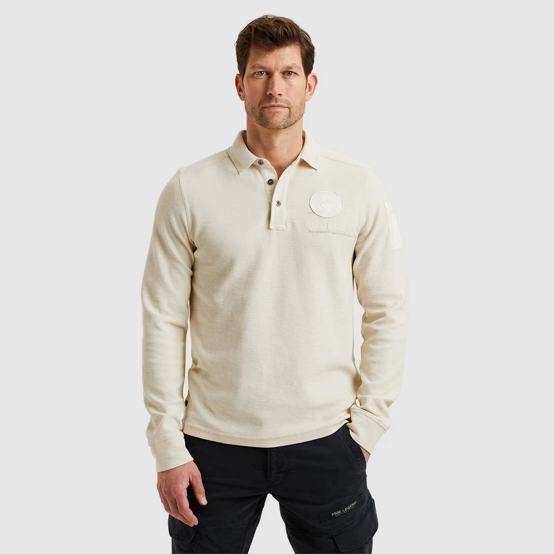 Heren Polo PPS2502804 PME Legend OFF-WHITE