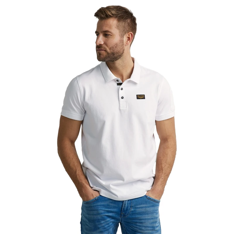 Heren Polo PPSS0000861 PME Legend WIT DESSIN