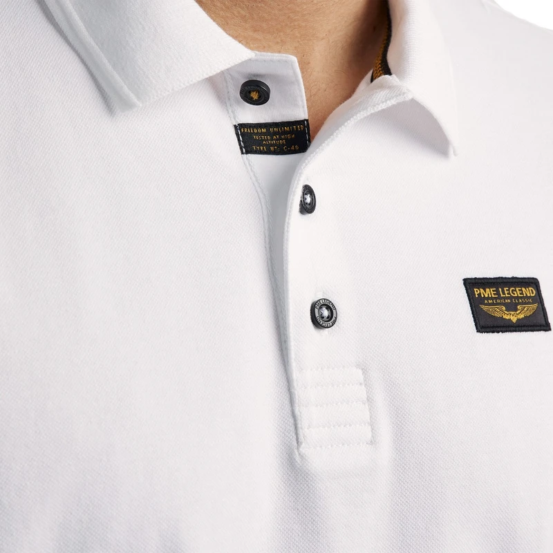 Heren Polo PPSS0000861 PME Legend WIT DESSIN