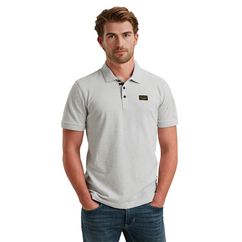 Heren Polo PPSS2502899 PME Legend GRIJS DESSIN