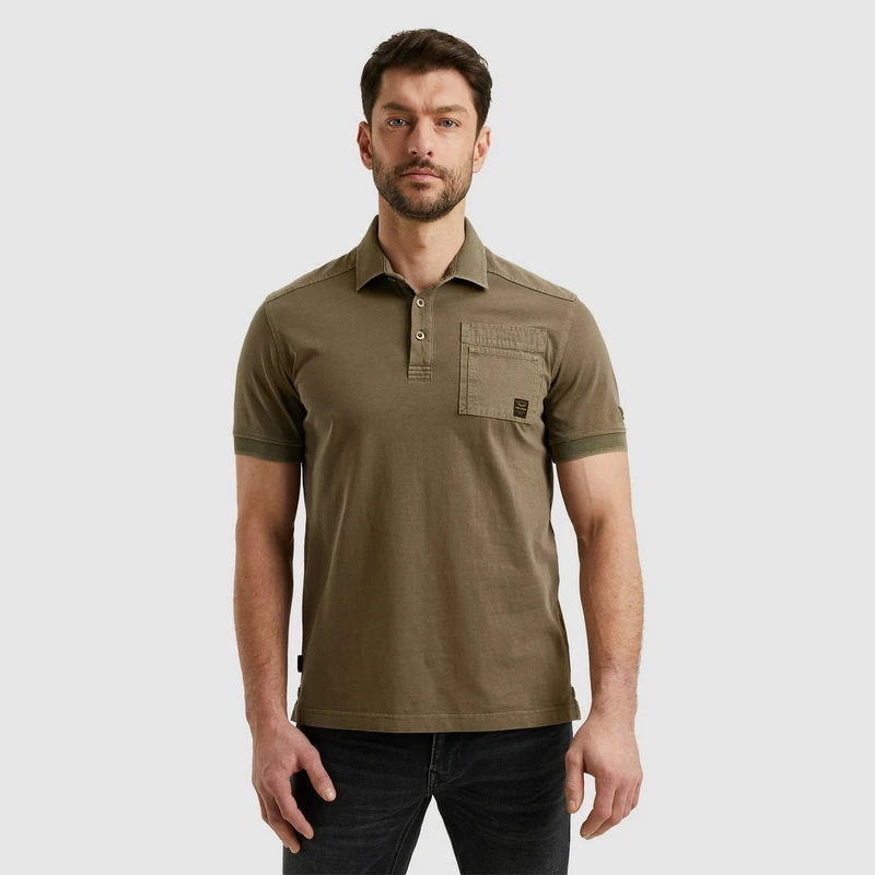 Heren Polo PPSS2503861 PME Legend MIDDEN BRUIN