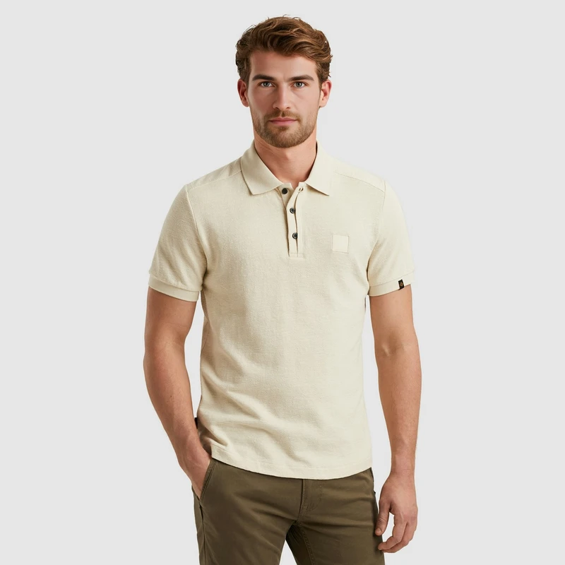 Heren Polo PPSS2504865 PME Legend OFF-WHITE