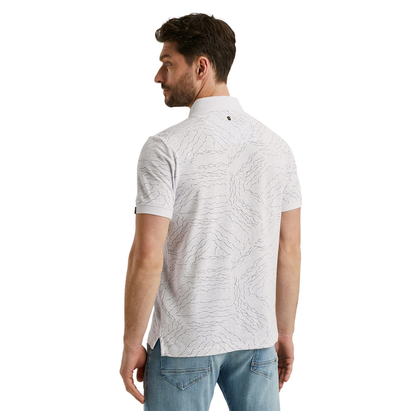 Heren Polo PPSS2505859 PME Legend WIT DESSIN