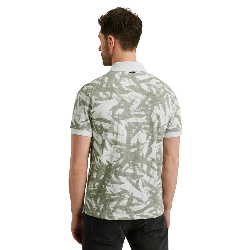 Heren Polo PPSS2505871 PME Legend WIT DESSIN