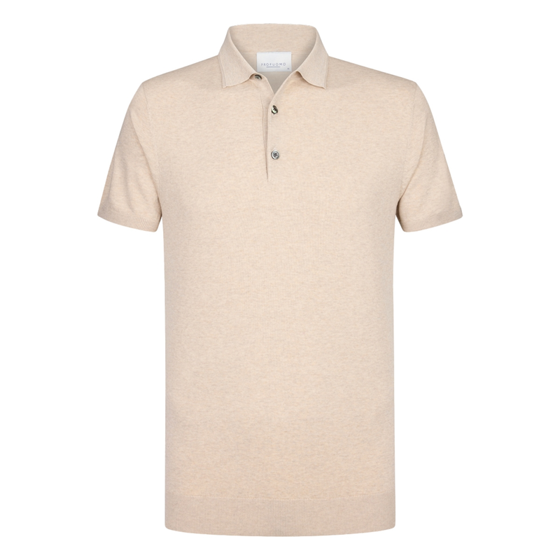 Heren Polo PPWD10001J Profuomo ZAND