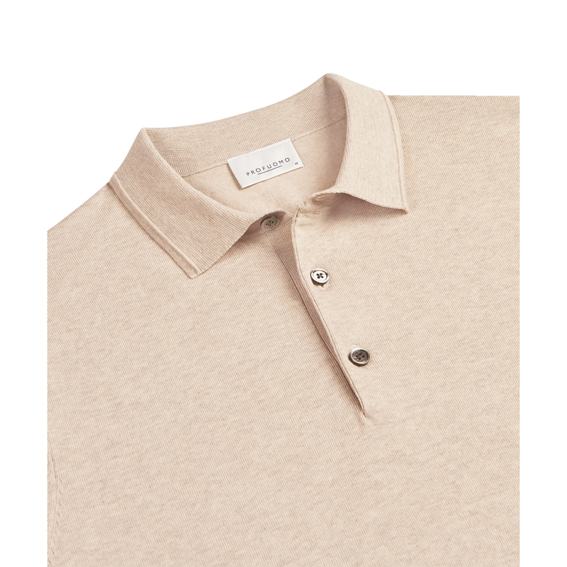 Heren Polo PPWD10001J Profuomo ZAND