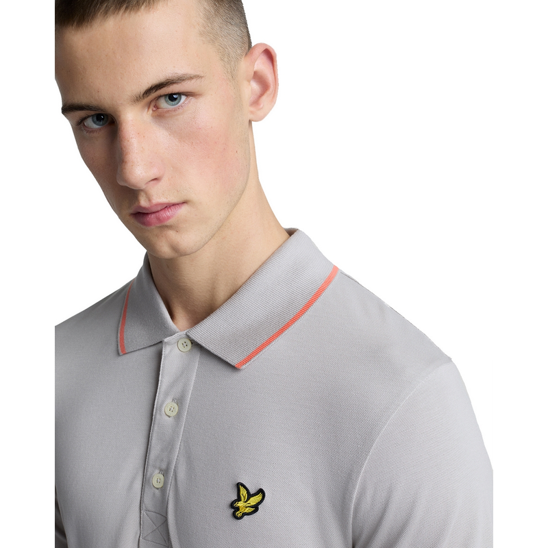 Heren Polo SP1524VOG.X734 Lyle and Scott GRIJS DESSIN