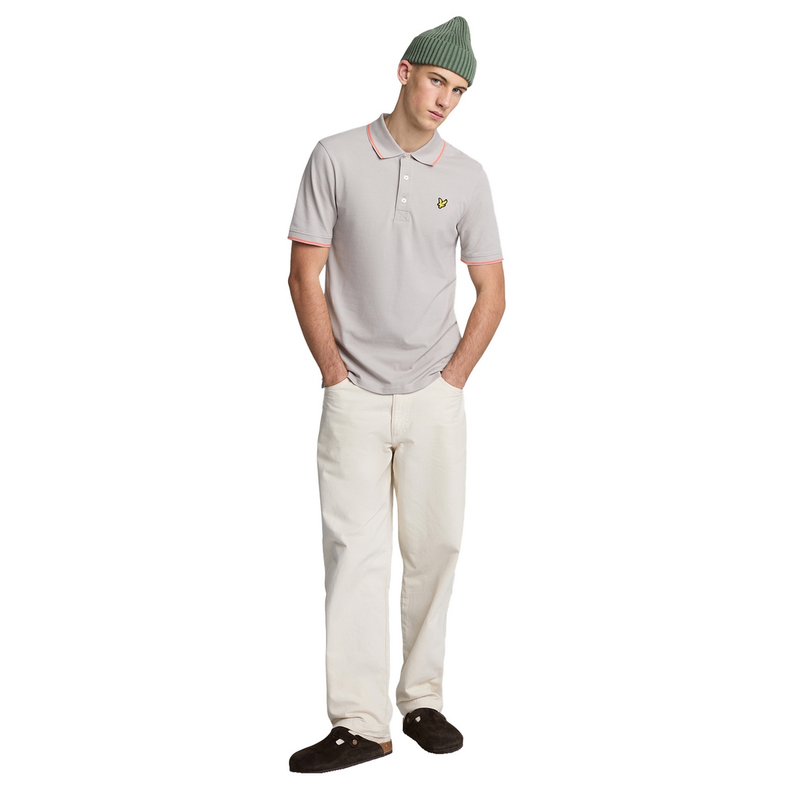 Heren Polo SP1524VOG.X734 Lyle and Scott GRIJS DESSIN