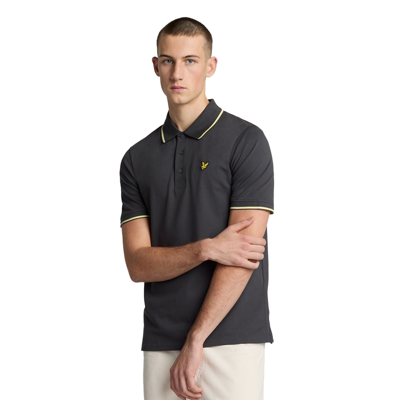 Heren Polo SP1524VOG.X735 Lyle and Scott ANTRACIET