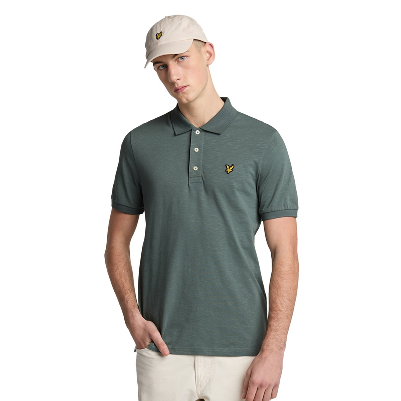 Heren Polo SP2000V.X583 Lyle and Scott GROEN