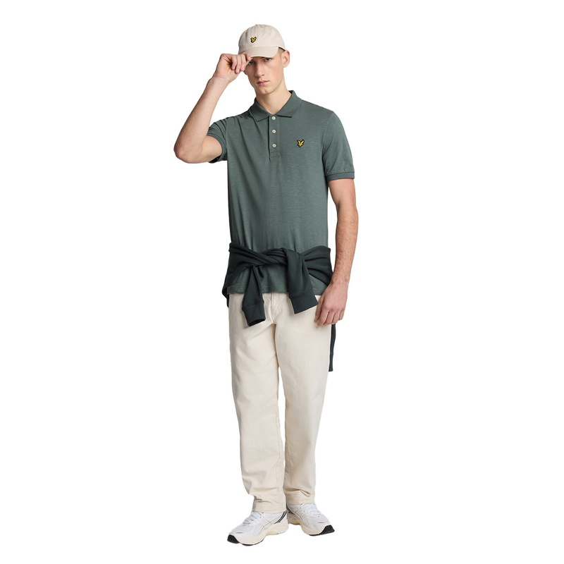 Heren Polo SP2000V.X583 Lyle and Scott GROEN