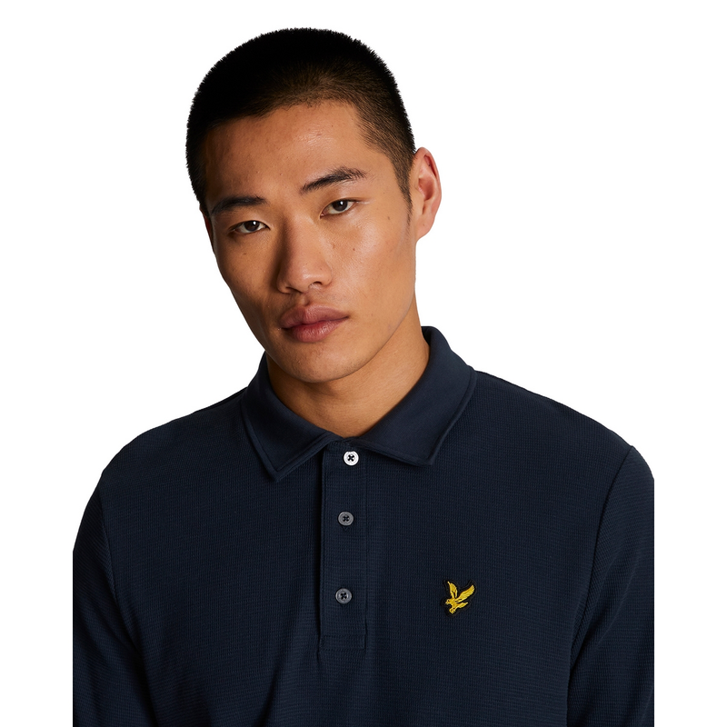 Heren Polo SP2003V.Z271 Lyle and Scott NAVY